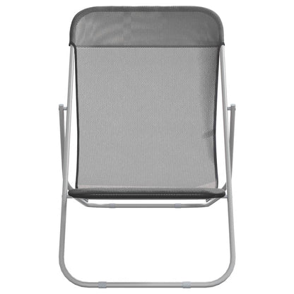 Folding Beach Style Chairs - 2 pcs