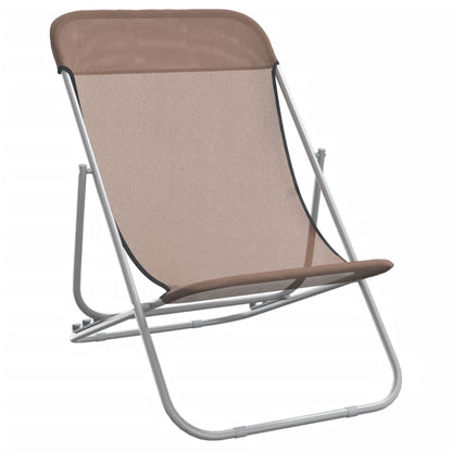 Folding Beach Style Chairs - 2 pcs