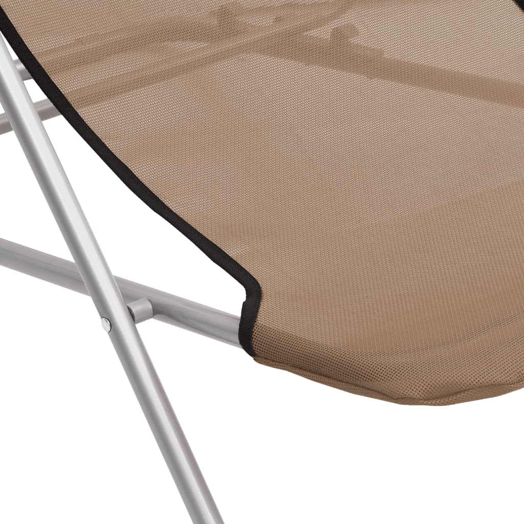 Folding Beach Style Chairs - 2 pcs