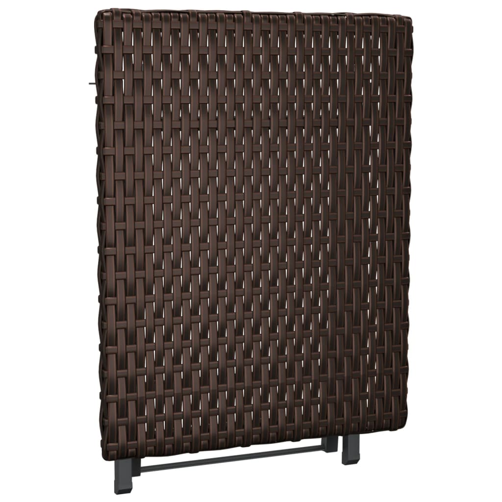 Folding Table in Poly Rattan