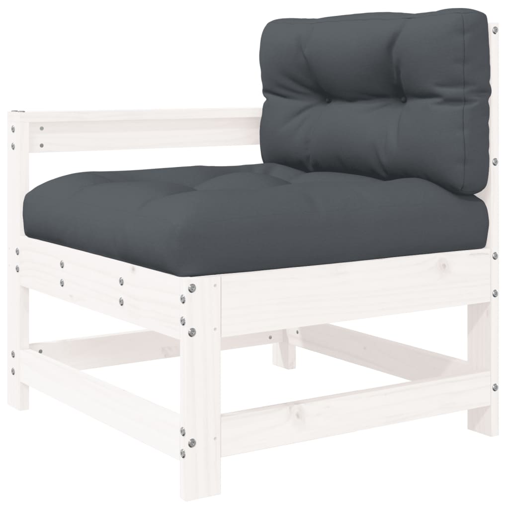 3 Piece Solid Wood Garden Lounge Set with Cushions