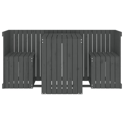 2 Seater Balcony Set in Solid Wood Pine