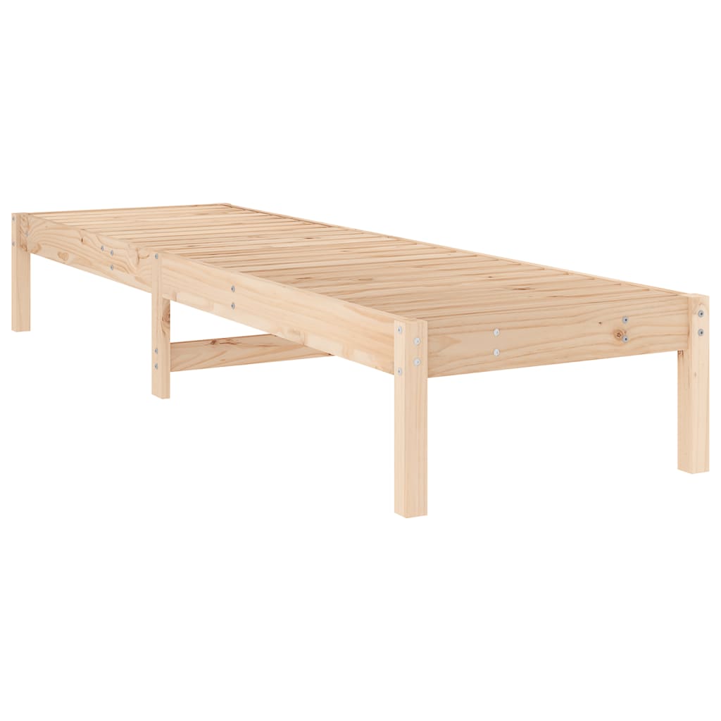 Solid Wood Sun Lounger with Adjustable Support