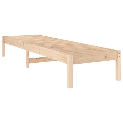 Solid Wood Sun Lounger with Adjustable Support