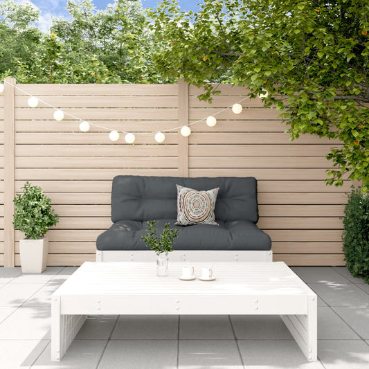 2 Piece Solid Wood Garden Lounge Set of Sofa and Table