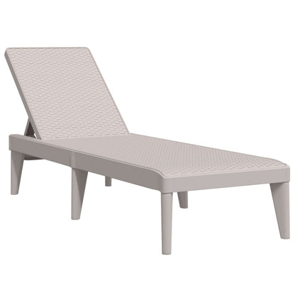 Durable Polypropylene Sun Lounger with Cushions