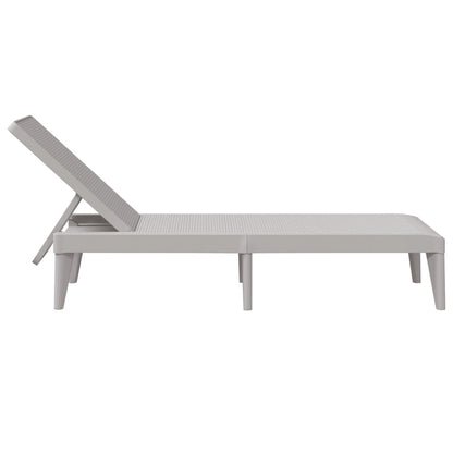 Durable Polypropylene Sun Lounger with Cushions