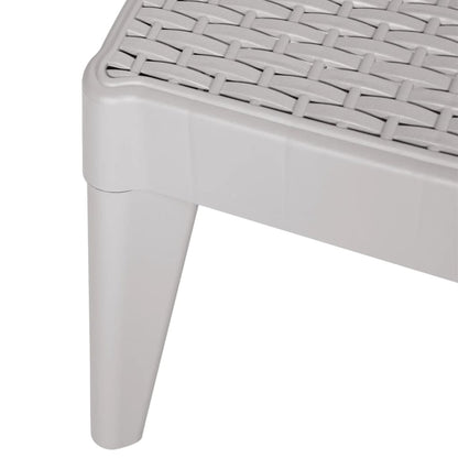 Durable Polypropylene Sun Lounger with Cushions
