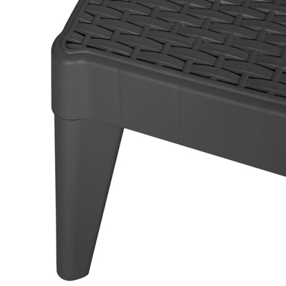 Durable Polypropylene Sun Lounger with Cushions