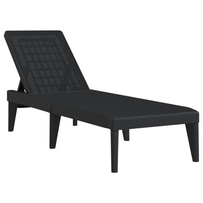 Durable Polypropylene Sun Lounger with Cushions