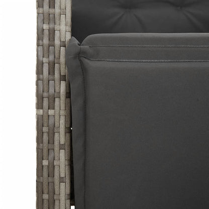 Rattan Bistro Set with Cushions - 3 Piece
