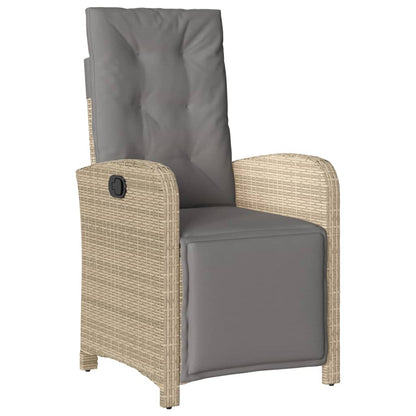 Rattan Bistro Set with Cushions - 3 Piece