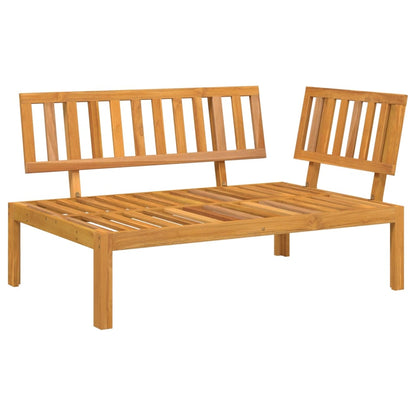 Garden Pallet Corner Sofa Solid Wood