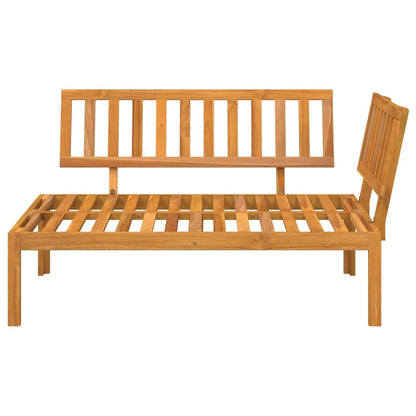 Garden Pallet Corner Sofa Solid Wood
