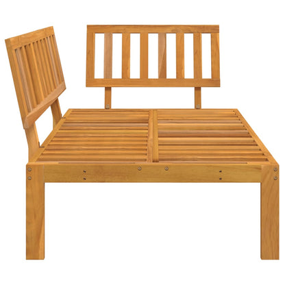 Garden Pallet Corner Sofa Solid Wood