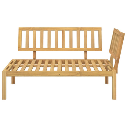 Garden Pallet Corner Sofa Solid Wood