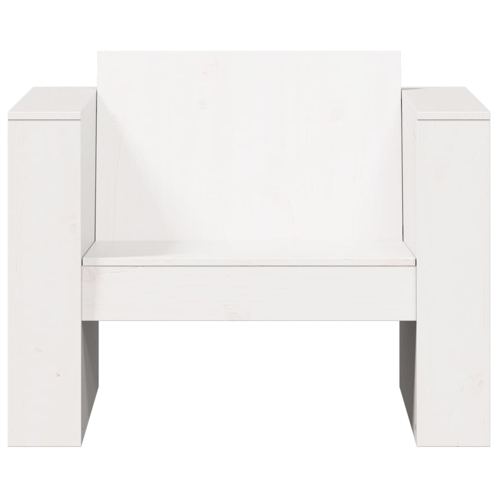 Chunky Solid Wood Garden Chair