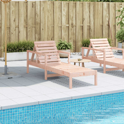 Solid Wood Single Sun Lounger