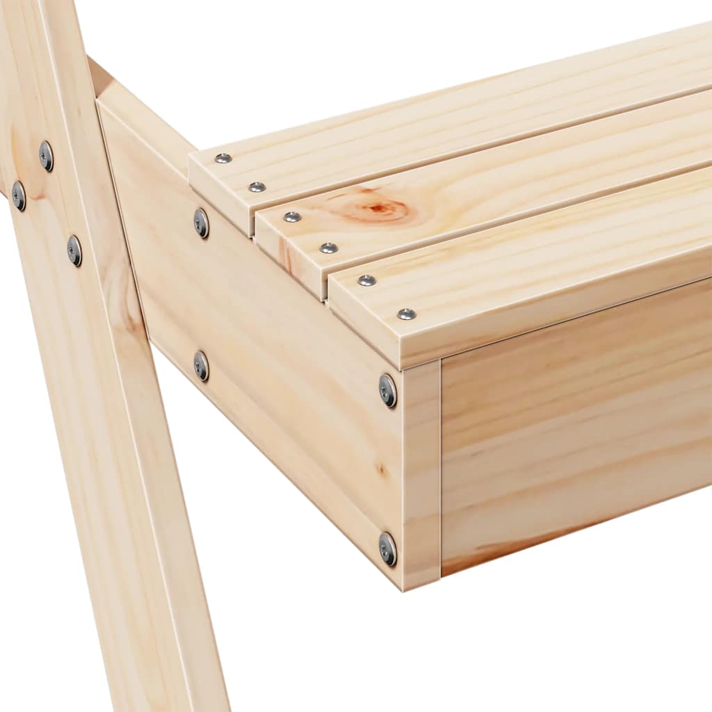 Kids Solid Wood Picnic Table with Sandpit
