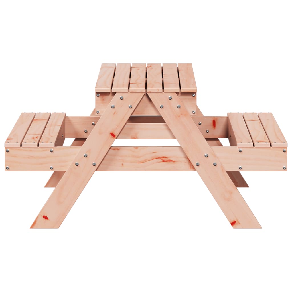 Kids Solid Wood Picnic Table with Sandpit