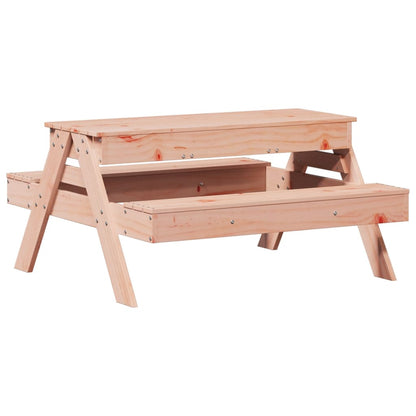 Kids Solid Wood Picnic Table with Sandpit