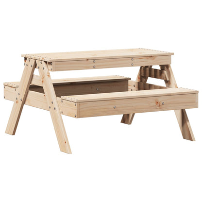 Kids Picnic Table in Solid Wood
