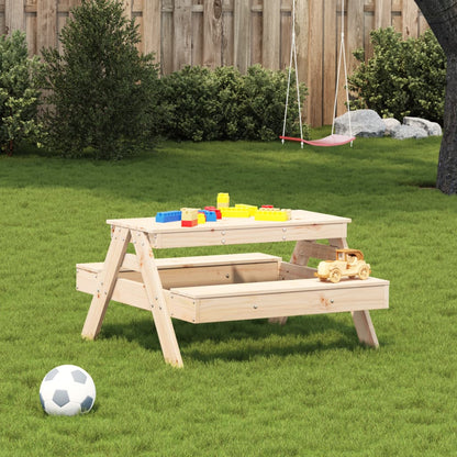 Kids Picnic Table in Solid Wood
