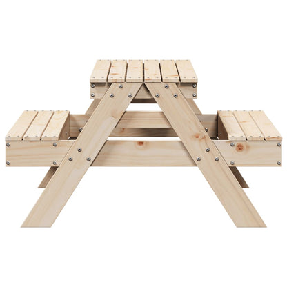 Kids Picnic Table in Solid Wood