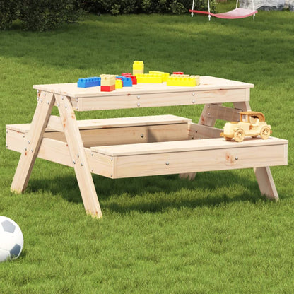 Kids Picnic Table in Solid Wood