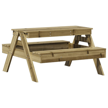 Kids Picnic Table in Solid Wood