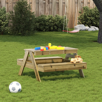 Kids Picnic Table in Solid Wood