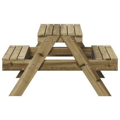 Kids Picnic Table in Solid Wood
