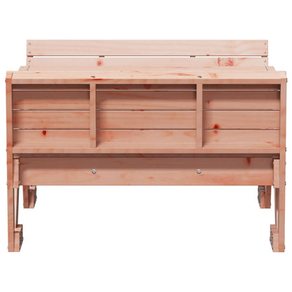 Kids Picnic Table in Solid Wood with Benches