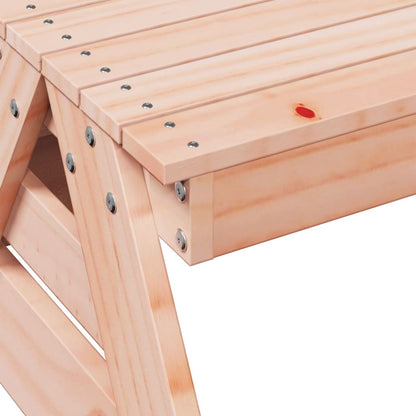Kids Picnic Table in Solid Wood with Benches