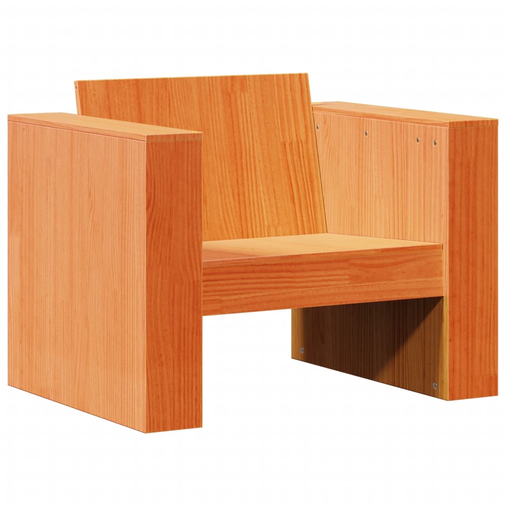 Chunky Solid Wood Garden Chair