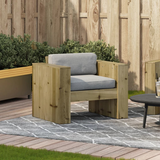 Chunky Solid Wood Garden Chair