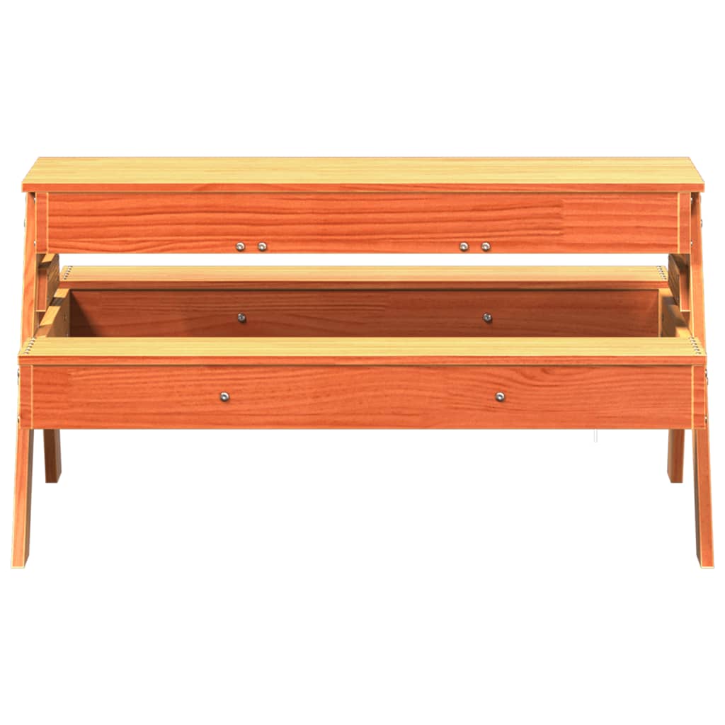 Kids Solid Wood Picnic Table with Sandpit