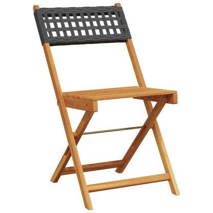 Bistro Chairs 2 pcs in Solid Acacia Wood with choice of Backrest