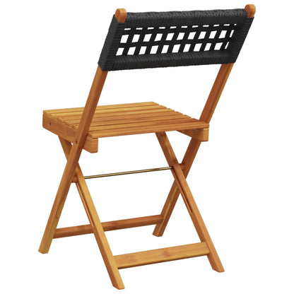 Bistro Chairs 2 pcs in Solid Acacia Wood with choice of Backrest