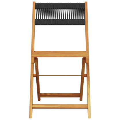 Bistro Chairs 2 pcs in Solid Acacia Wood with choice of Backrest
