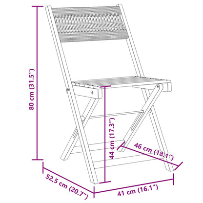 Bistro Chairs 2 pcs in Solid Acacia Wood with choice of Backrest