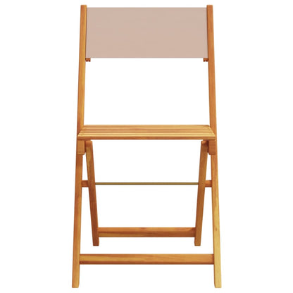 Bistro Chairs 2 pcs in Solid Acacia Wood with choice of Backrest
