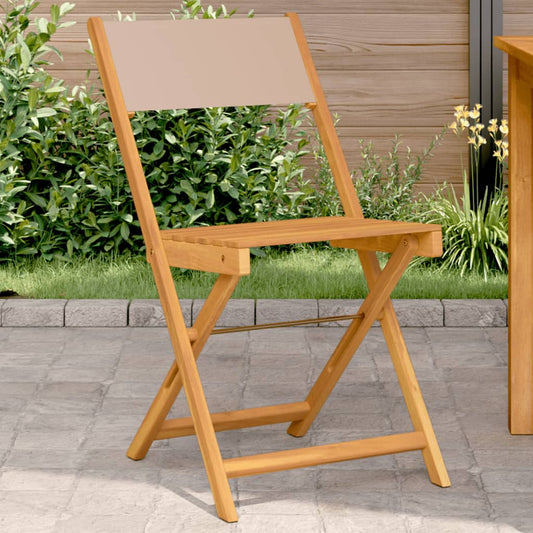 Bistro Chairs 2 pcs in Solid Acacia Wood with choice of Backrest