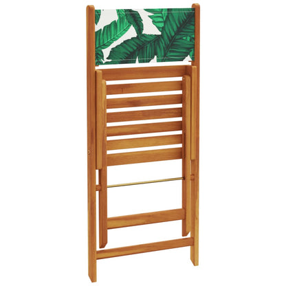 Bistro Chairs 2 pcs in Solid Acacia Wood with choice of Backrest