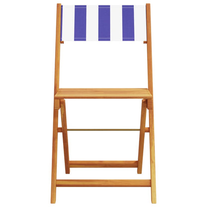 Bistro Chairs 2 pcs in Solid Acacia Wood with choice of Backrest