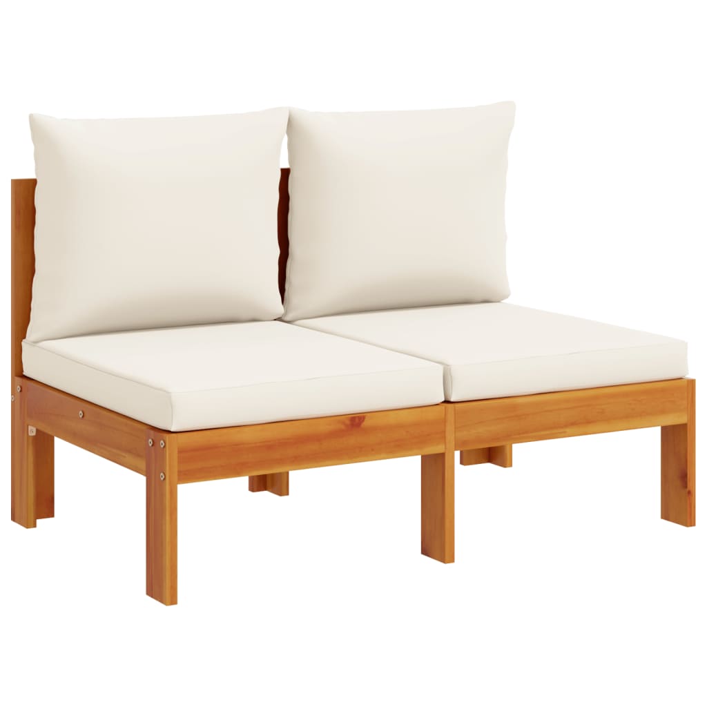 5 Piece L-Shaped Sofa Set with Cushions