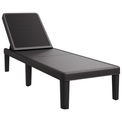 4-Way Height Adjustable Sun Lounger in Polypropylene