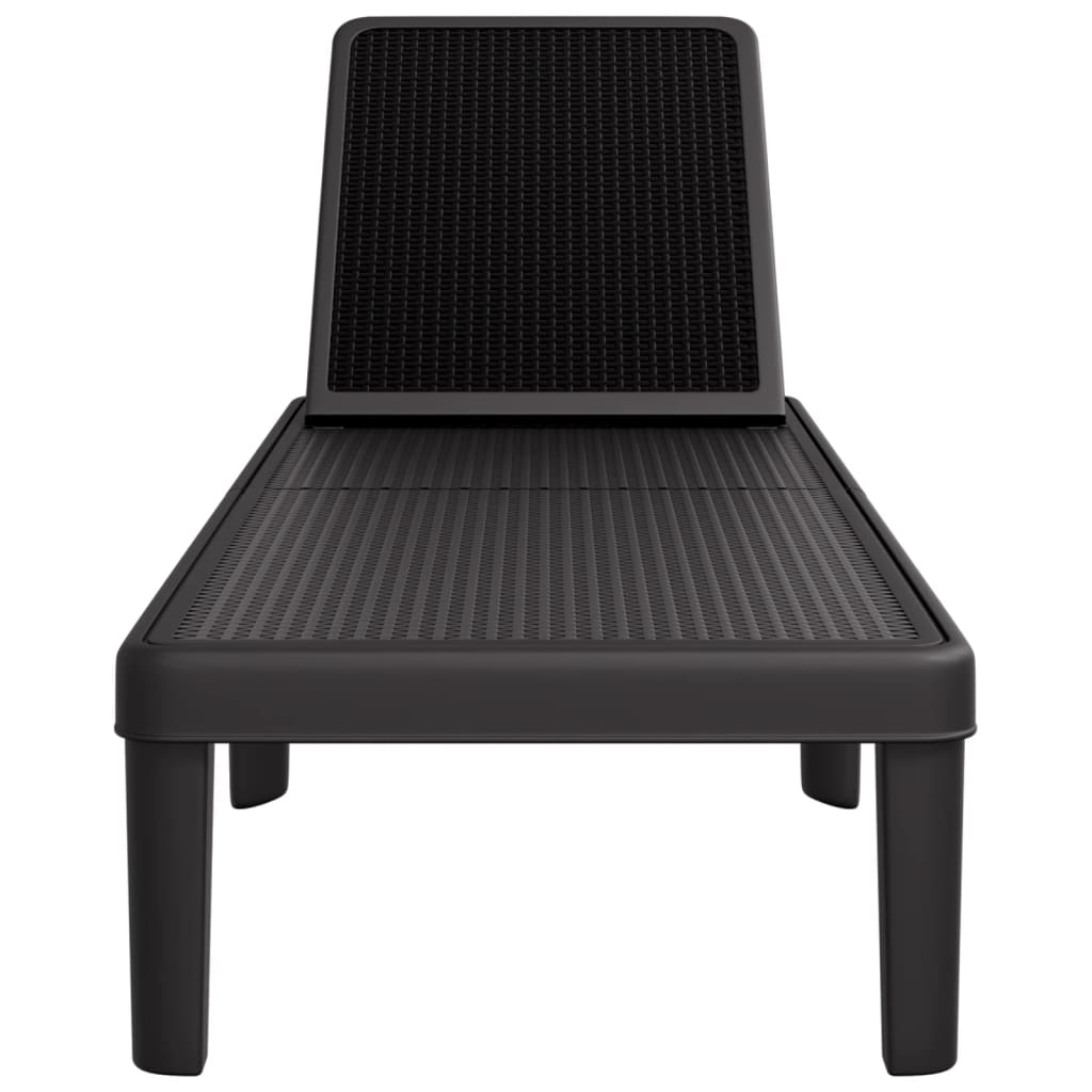 4-Way Height Adjustable Sun Lounger in Polypropylene