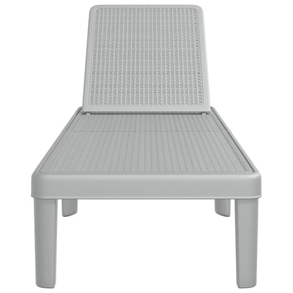 4-Way Height Adjustable Sun Lounger in Polypropylene