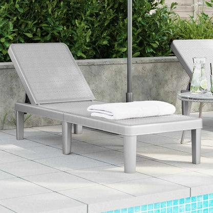 4-Way Height Adjustable Sun Lounger in Polypropylene